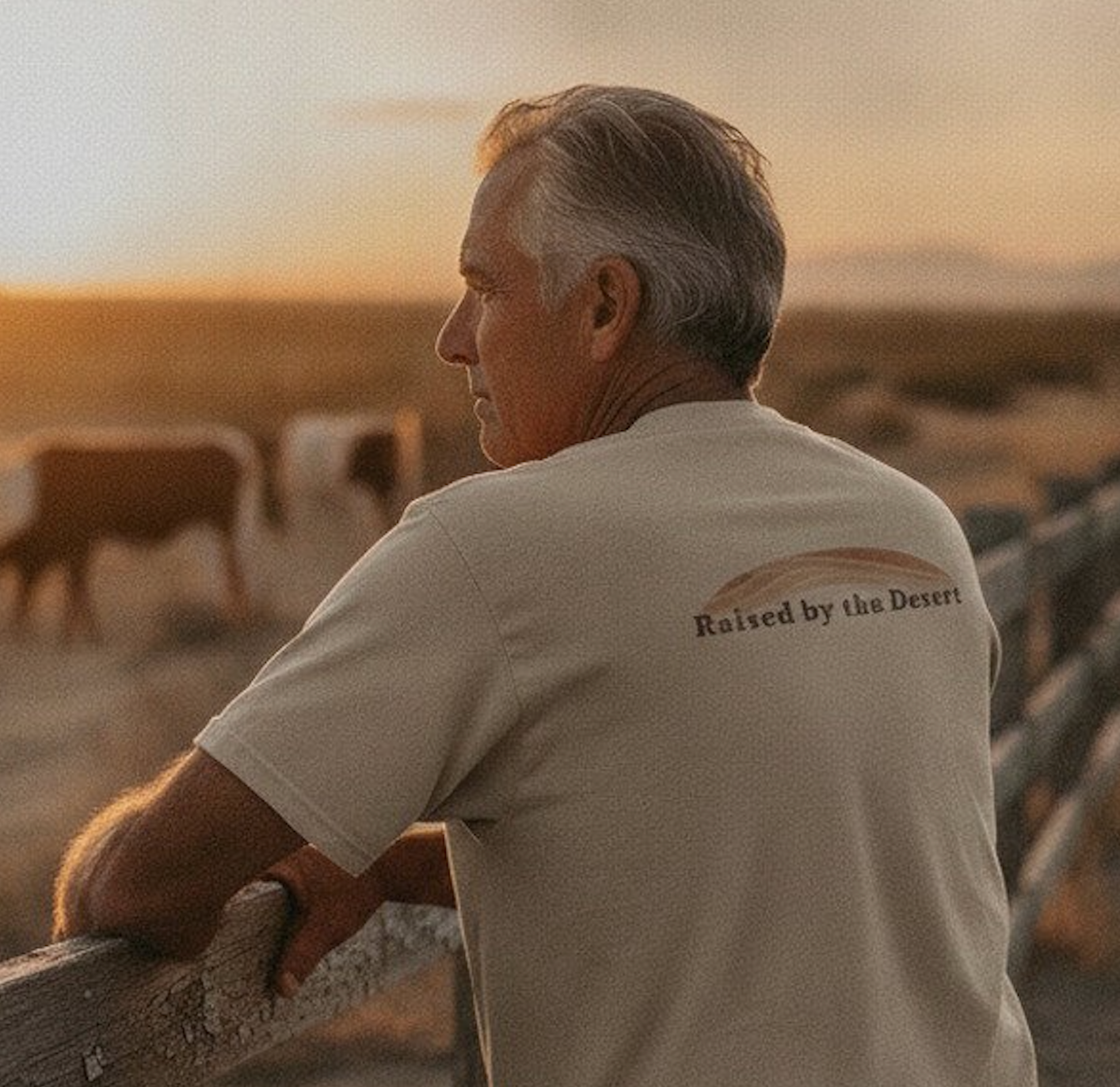 Raised by the Desert Pocket Tee
