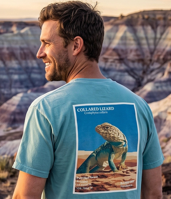 Collared Lizard Tee