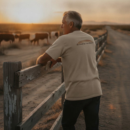 Raised by the Desert Pocket Tee